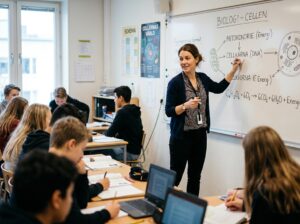 Koolmesh belysingsstyrning för klassrum